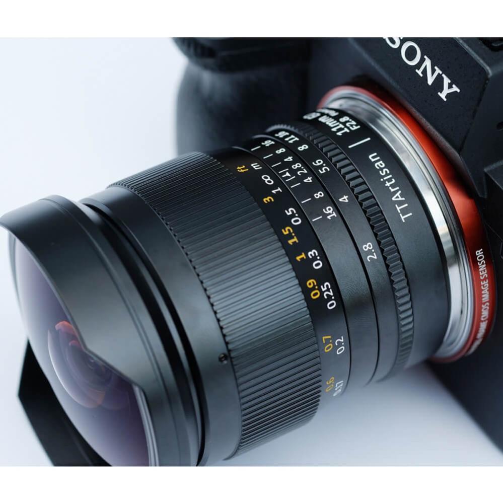 TTArtisan 11mm f/2.8 Fisheye fullformatsobjektiv för Sony E
